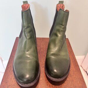 Miz Mooz Green Chelsea Boots